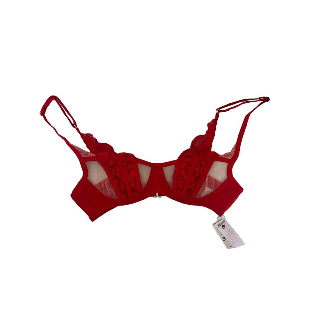 We Are HAH Red Bra NWT Size A 28-36